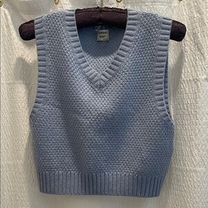 Sunday Best Light Blue V-Neck Sweater Vest